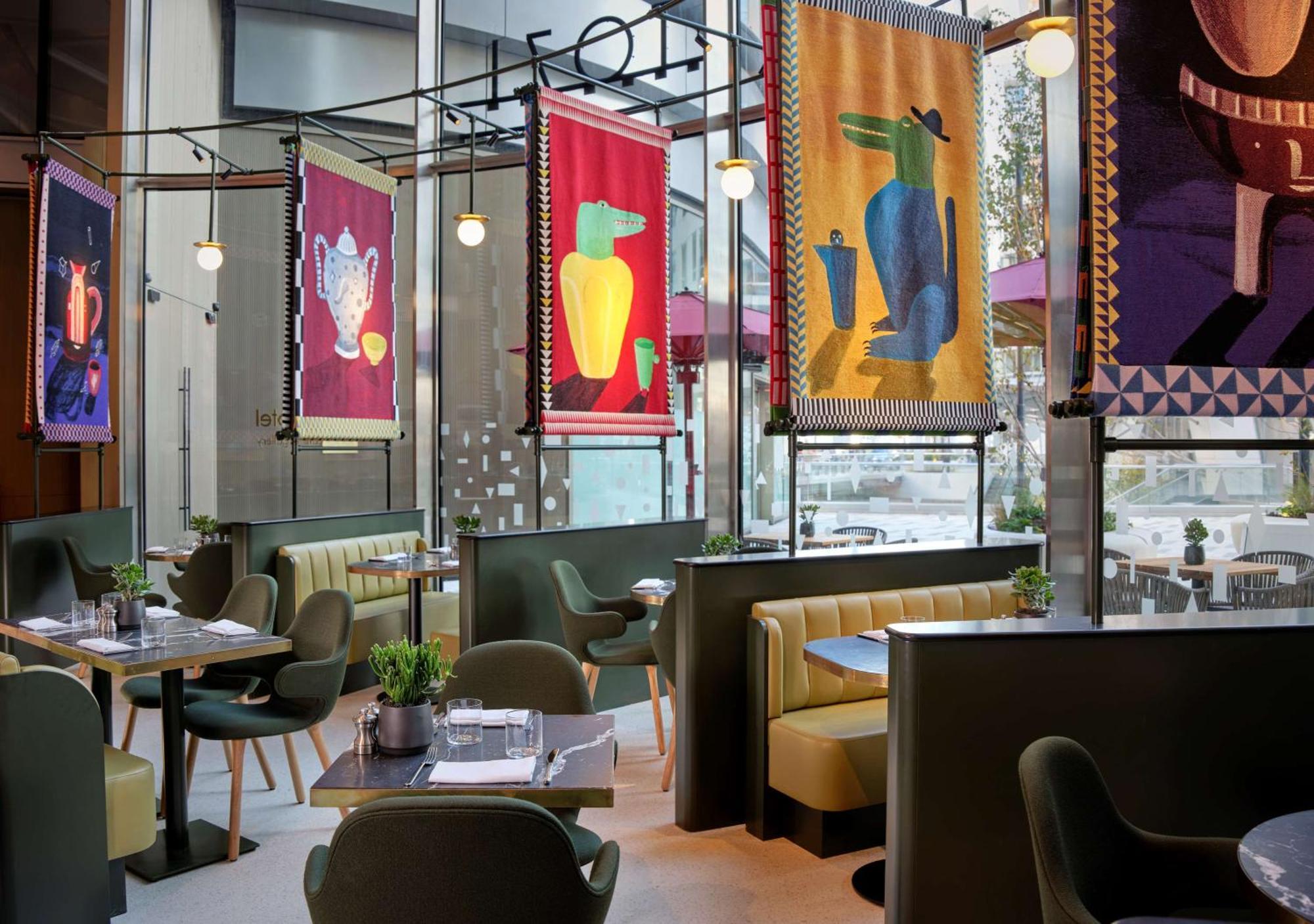 Art'Otel London Battersea Power Station, Powered By Radisson Hotels Exterior foto Interior of the restaurant
